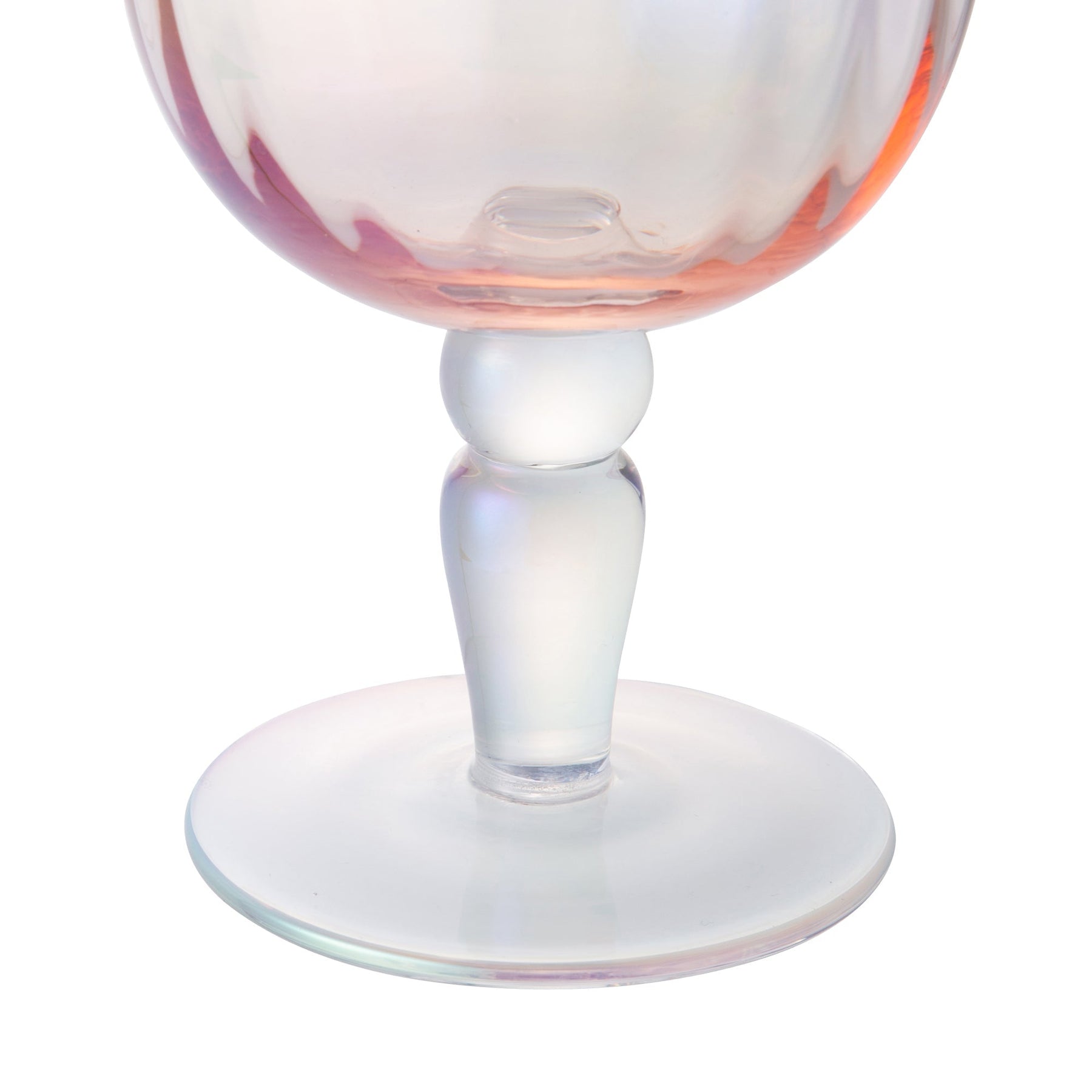 Opal Molded Goblet