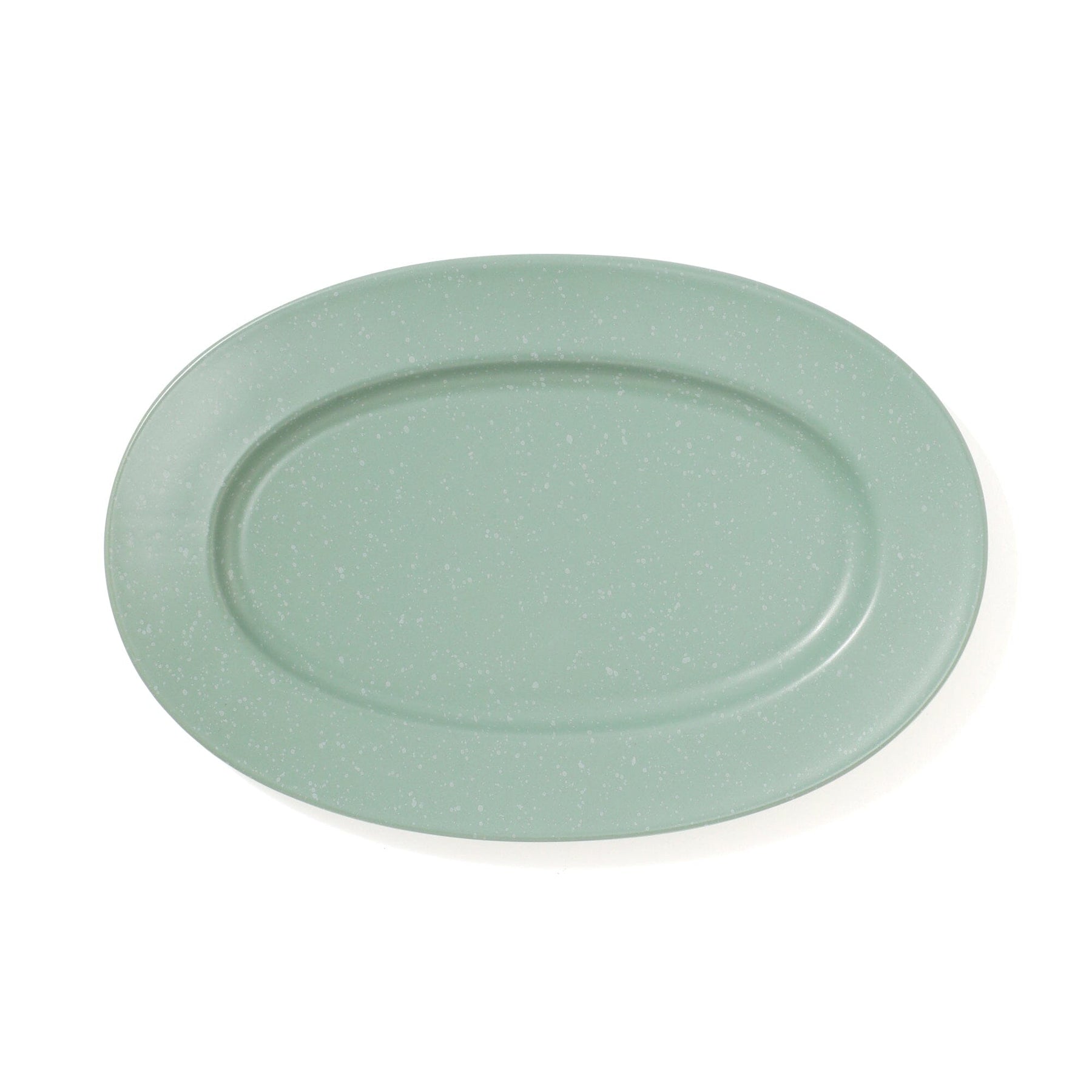 Splatter Oval Plate